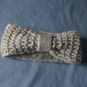 Cozy Gray Knit Headband